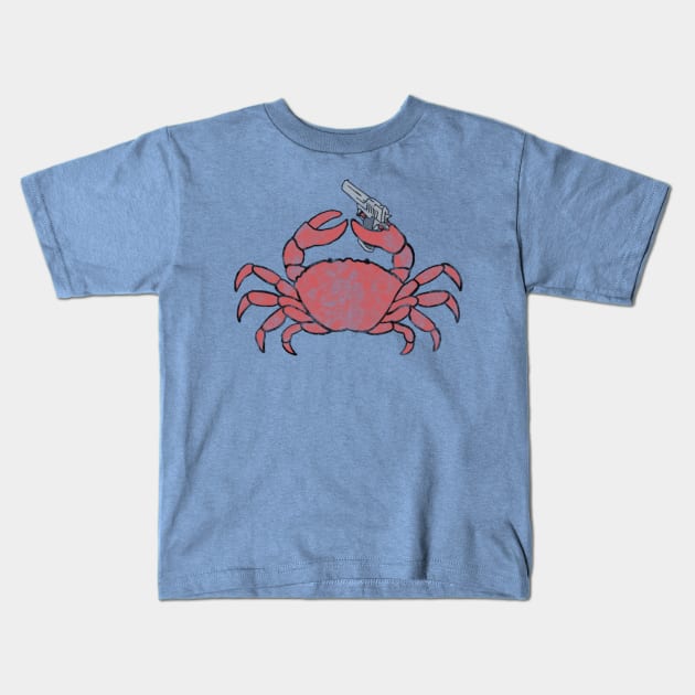 Feelin’ Crabby Kids T-Shirt by StevenBaucom